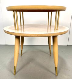 Mid Century Lamp End Table