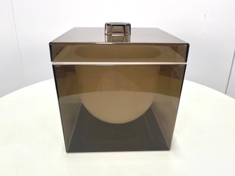 Vintage Milano Luxury Lucite Acrylic Ice Bucket New In Box