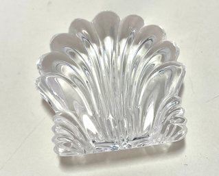 Vintage WATERFORD Crystal Shell Shaped Paperweight