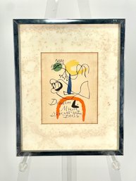 Vintage JOAN MIRO Exhibition Print