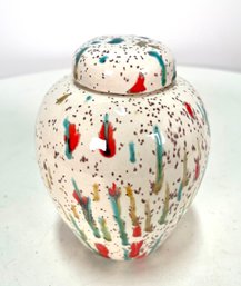 Mid Century 1950s Ceramic Lidded Jar