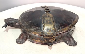 Vintage Wood Turtle Box