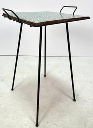 Mid Century 1950s Metal Table In The Style Of Tony Paul