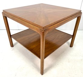 Vintage 1960s JOHN WIDDICOMB Square 2 Tier Table