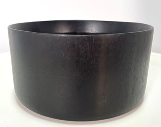 CB2 (Crate & Barrel) Modern Black Wood Bowl