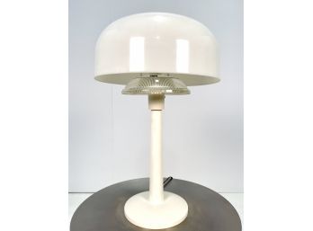 Vintage Gerald Thurston For Lightolier Mushroom Shade Table Lamp FANTASTIC Condition!