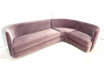 Contemporary Modern Lily Jack 3 Piece Sectional Sofa