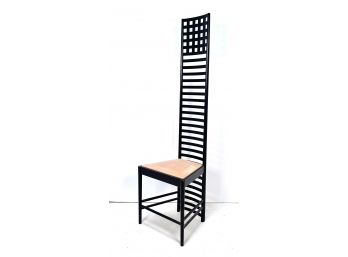 CHARLES RENNIE MACKINTOSH HILL HOUSE CHAIR MADE BY CASSINA ITALY Retail $3200