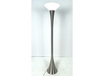 SO SLEEK! Contemporary Modern Floor Lamp Tulip Base With Dimmer Switch