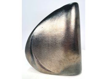 Contemporary Vintage Haeger Modernist Ceramic Vase Metallic Glaze
