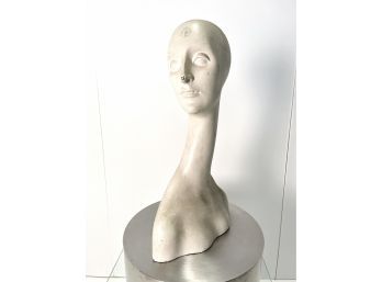 SHE'S A BEAUTY... Vintage Composite Female Mannequin Display Head Bust