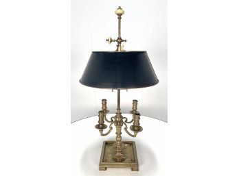 Vintage Chapman Brass & Tole Bouillotte Table Lamp