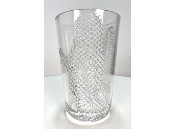 Vintage Glass Crystal Flower Vase