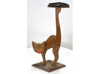 Art Deco Freestanding Cat Ashtray