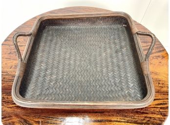 LOVELY. Woven Decorative Deep Serving Tray #4