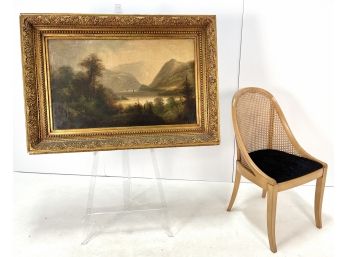 MAGNIFICENT. Large 19TH Century Oil Painting On Canvas. Possibly Hudson River School?