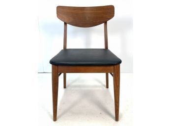 Mid Century Danish Modern Style 1960s Walnut Desk Chair