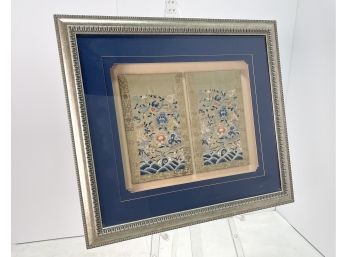 Pictures Do Not Do This Justice! Magnificent Antique Chinese Silk Embroidered Panels, Framed.