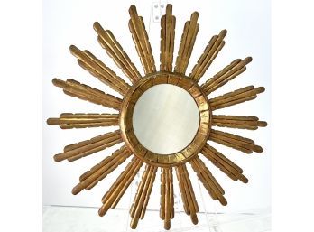 Vintage Giltwood Sunburst Mirror