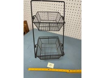 Metal Baskets With Rack