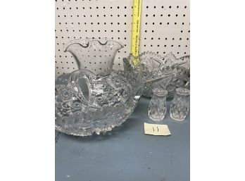 Clear Glass Bowl And More Lot