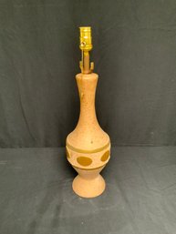Mid-Century Modern  Pottery Davis Terracotta Table Lamp