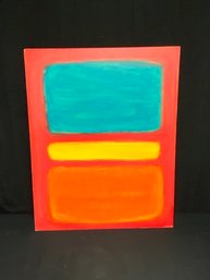 Abstract Color Block On Board (1 Of 2)
