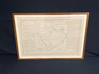 Map Of Arabia Print