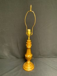 Beautiful Gilt Wood Table Lamp