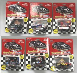 (6) 1994 Racing Champions Stock Car NASCAR Collectibles NOS #37