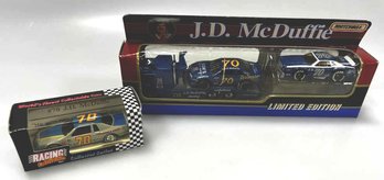 2) J.D. McDuffie Die Cast Racing Collectibles NOS #95