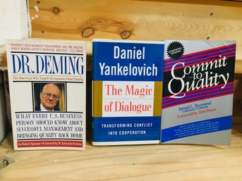 3 Book Set - Successful Management, Magic Of Dialogue, Commit To Quality