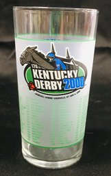 Kentucky Derby 2000 Official Issue Glass