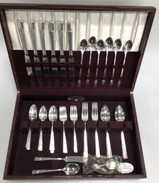 Vintage 1937 Oneida Nobility Caprice Silver Plate Flatware - From Good Housekeeping Mag