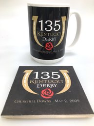 Kentucky Derby 135  Coffee Mug - Matching Coaster (2009)