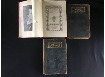 1900's Vintage Books (3 In Lot)