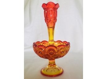 1966-1970 - VTG Moon And Star Mid Century Epergne #5285 - L.E. Smith Glass Co.