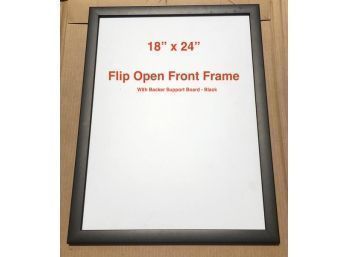 Flip Open Snap Frames- Change Your Advertisment  Or Poster Easy