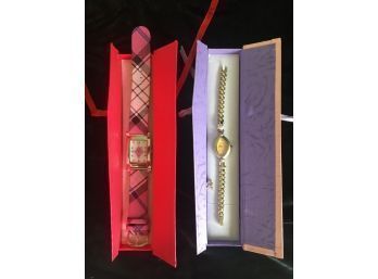 GUCCI - BURBERRY  2 Ladies Watches In Gift Boxes -