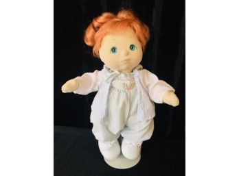 My Child Doll By Mattel, 1985 Vintage With Red Hair And Blue Eyes.