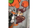 Adult M  Space Jam Looney Tunes Bugs And Daffy Warner Bros. All Cotton Graphic T-Shirt