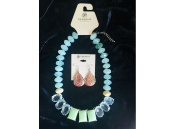 VERSONA Accessories - Necklace & Earrings Nickel Free