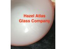 VTG Burnt Orange Hazel Atlas Glass Company - MCM -