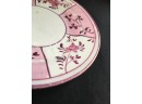 2 Stanfordshire England 1830 English Pink Lusterware Salad Dessert Plates (s2)
