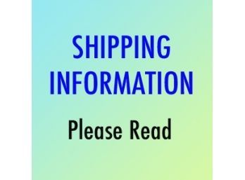 INFO ONLY -  Please Read - YES WE SHIP