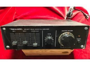 Realistic 35W PA Amplifier