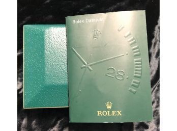 Rolex 70's Watch Box 67.00.3 With Rolex Instruction Manual