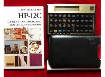 VTG Hewlett Packard HP12c Financial Programable Calculator - Original Manual & Soft Cover