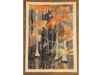 Original Water Color Painting Unsigned (UN2) 10 X 14
