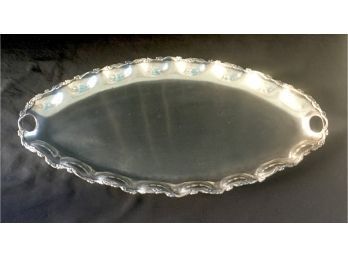 Sterling Silver 925 Purity, Serving Platter, Tray, Made In Mexico - Makers Mark B.M.